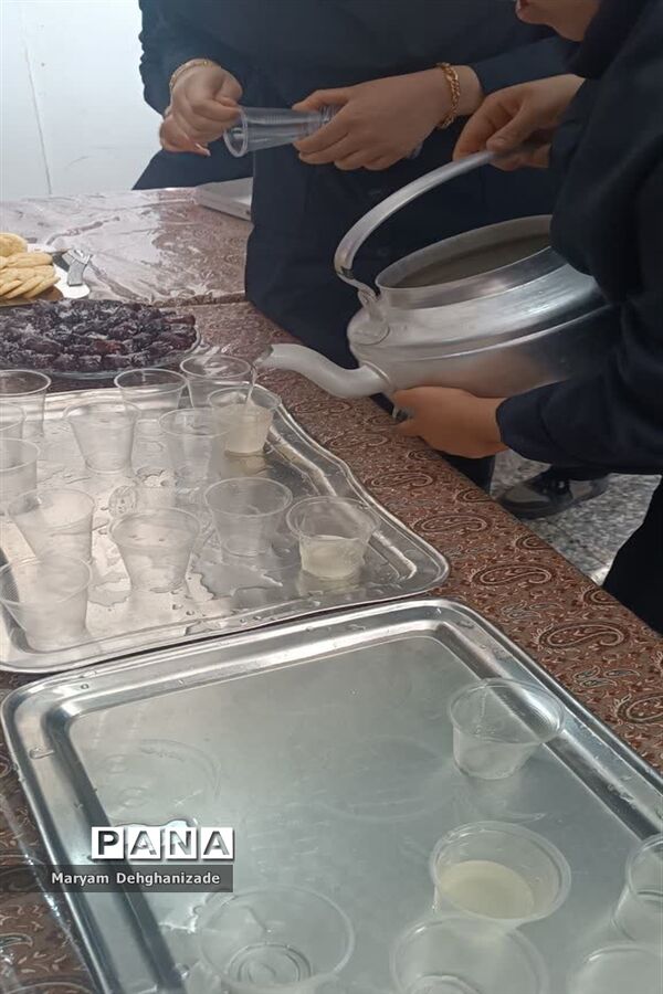 برپایی موکب به‌مناسبت شهادت حضرت فاطمه زهرا (س) در مهریز