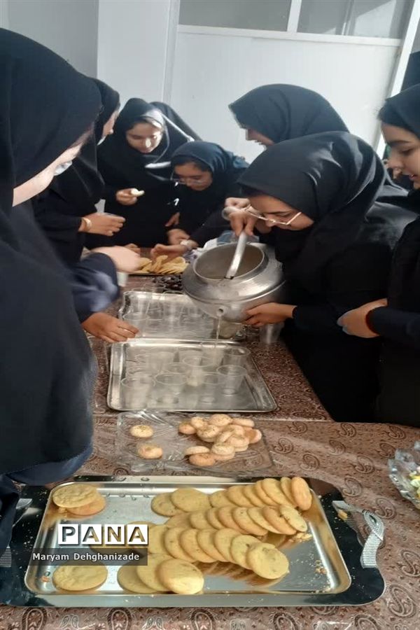 برپایی موکب به‌مناسبت شهادت حضرت فاطمه زهرا (س) در مهریز