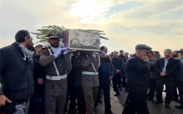 پیکر مطهر 4 شهیدگمنام  وارد آذربایجان غربی شد/فیلم
