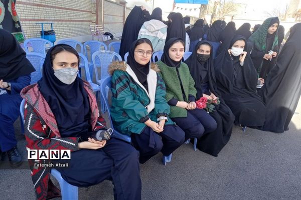 دانش آموزان مدارس اقلید میزبان آلاله گمنام هشت سال دفاع مقدس