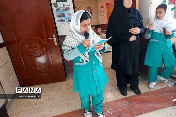 برپایی موکب فاطمی در آموزشگاه صدیقه‌کبری شهرستان فیروزکوه