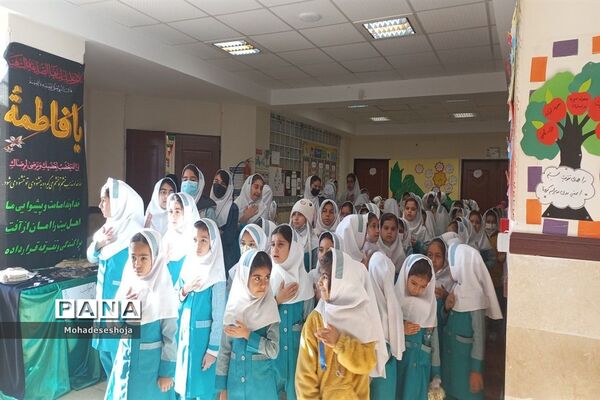 برپایی موکب فاطمی در آموزشگاه صدیقه‌کبری شهرستان فیروزکوه