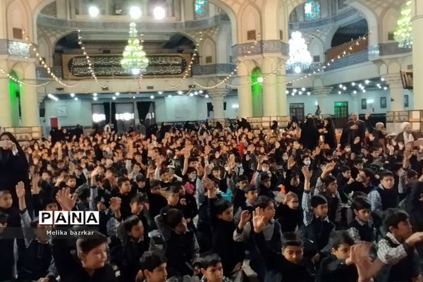 مراسم نوگلان فاطمی در مصلی حرم حضرت عبدالعظیم حسنی(ع)