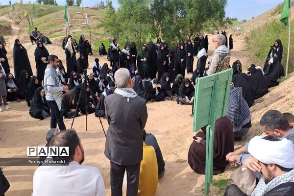بازدید کاروان فرهنگیان راهیان نور شهرستان شیروان از مناطق جنگی جنوب