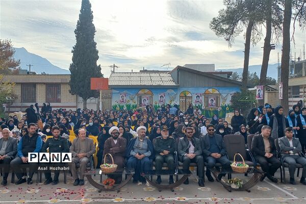 تشییع شهید گمنام در مدارس شهرستان زرقان