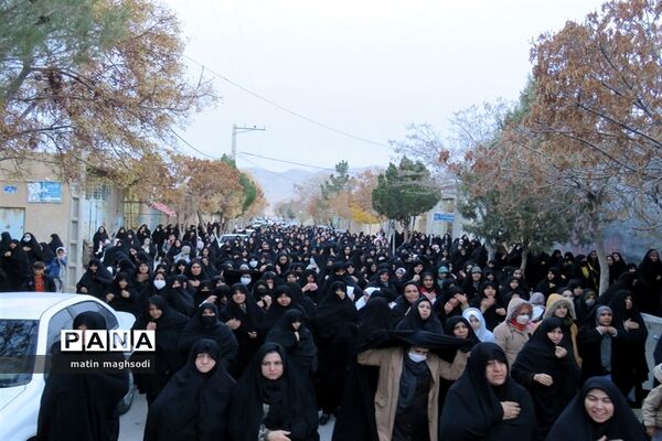 تشییع شهید گمنام در شهر درق