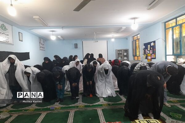 مراسم سوگواری دهه دوم فاطمیه در مدارس کوهمره نودان