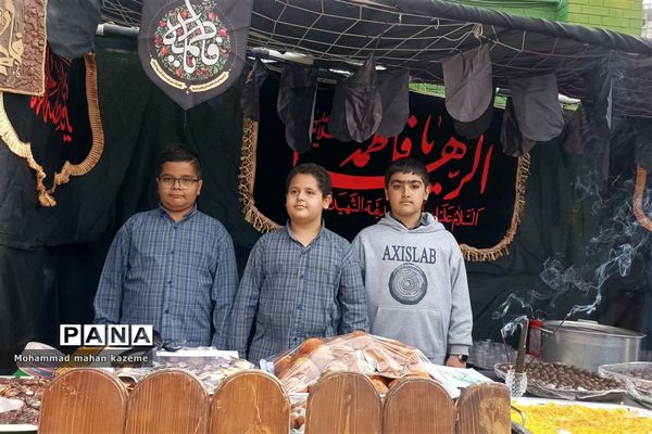 عزاداری شهادت حضرت فاطمه (س) در مدرسه امام هادی ناحیه ۱ شیراز