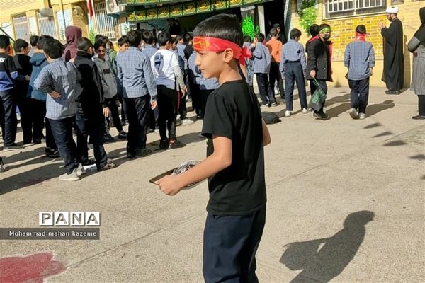 عزاداری شهادت حضرت فاطمه (س) در مدرسه امام هادی ناحیه ۱ شیراز