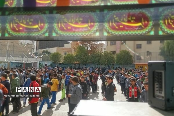 عزاداری شهادت حضرت فاطمه (س) در مدرسه امام هادی ناحیه ۱ شیراز