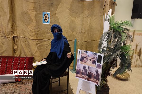 آیین سوگواری حضرت فاطمه زهرا(س) در مدرسه شاهد کوثر شهرستان رباط کریم