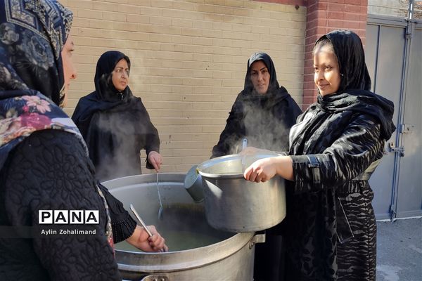 آیین سوگواری حضرت فاطمه زهرا(س) در مدرسه شاهد کوثر شهرستان رباط کریم