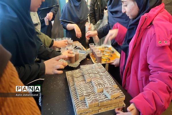 آیین سوگواری حضرت فاطمه زهرا(س) در مدرسه شاهد کوثر شهرستان رباط کریم