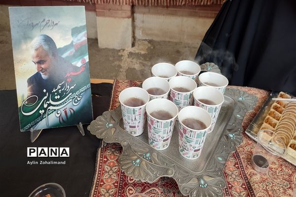 آیین سوگواری حضرت فاطمه زهرا(س) در مدرسه شاهد کوثر شهرستان رباط کریم