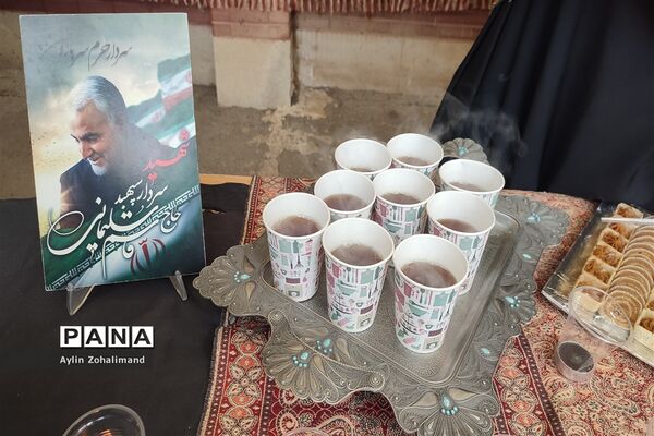 آیین سوگواری حضرت فاطمه زهرا(س) در مدرسه شاهد کوثر شهرستان رباط کریم