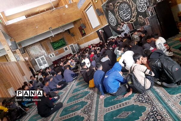 مراسم شهادت حضرت فاطمه(س)‌در مدارس رودهن