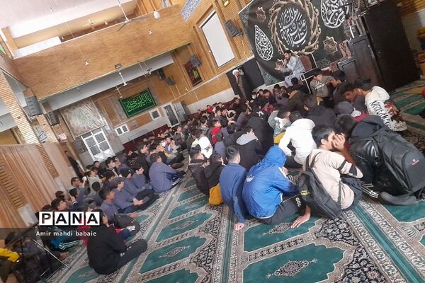 مراسم شهادت حضرت فاطمه(س)‌در مدارس رودهن