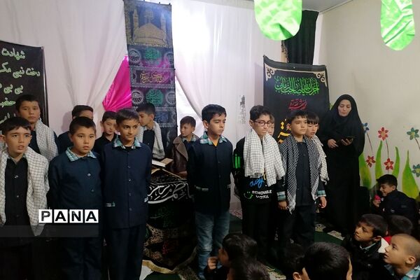 مراسم شهادت حضرت فاطمه(س)‌در مدارس رودهن