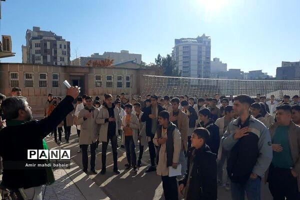مراسم شهادت حضرت فاطمه(س)‌در مدارس رودهن