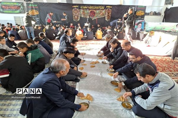 مراسم وداع با شهید گمنام و عزاداری ایام فاطمیه در خلیل‌آباد