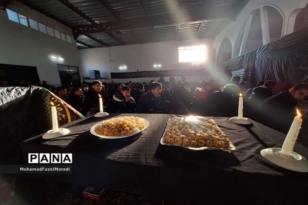 مراسم وداع با شهید گمنام و عزاداری ایام فاطمیه در خلیل‌آباد