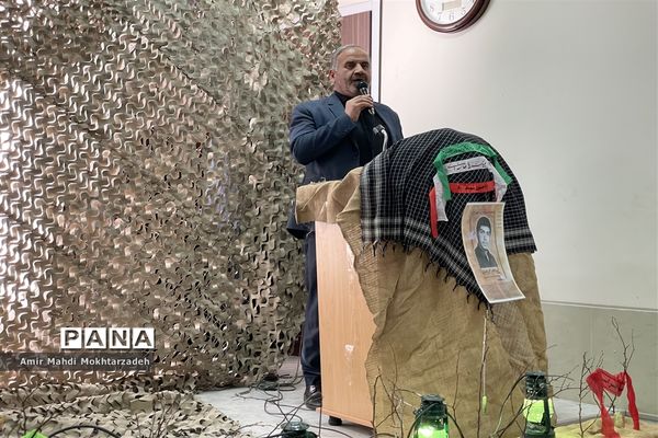 تشییع پیکر شهدای والامقام گمنام در دبیرستان دخترانه فرهنگ اصفهان