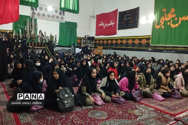 مراسم عزاداری هیأت دانش‌آموزی دختران یاس کهریزک