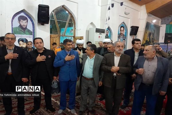 تشییع پیکر شهدای گمنام در مازندران