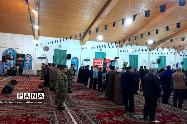 تشییع پیکر شهدای گمنام در مازندران