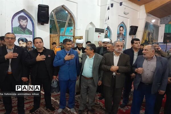 تشییع پیکر شهدای گمنام در مازندران
