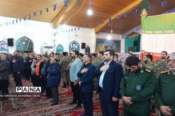 تشییع پیکر شهدای گمنام در مازندران
