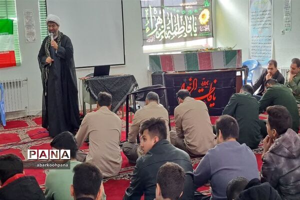 مراسم استقبال از شهید گمنام در مدارس شهرستان ابرکوه