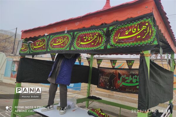 برگزاری موکب به‌مناسبت دهه فاطمیه در شهرستان مانه و سملقان‌