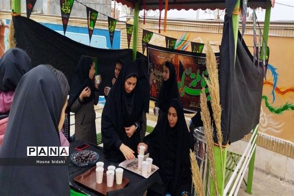 برگزاری موکب به‌مناسبت دهه فاطمیه در شهرستان مانه و سملقان‌