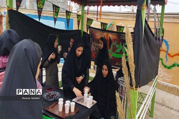 برگزاری موکب به‌مناسبت دهه فاطمیه در شهرستان مانه و سملقان‌