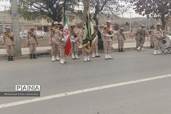 مراسم استقبال از شهدای گمنام در شهرستان راز و جرگلان