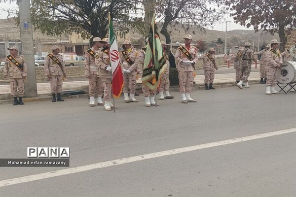 مراسم استقبال از شهدای گمنام در شهرستان راز و جرگلان