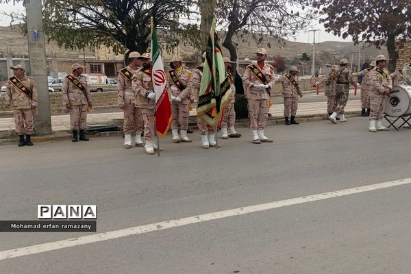 مراسم استقبال از شهدای گمنام در شهرستان راز و جرگلان