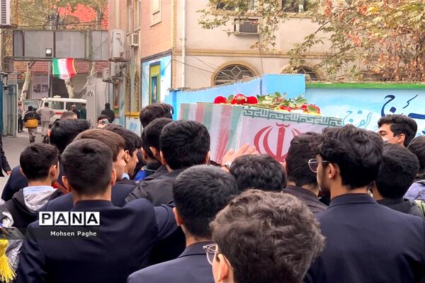تشییع پیکر شهید تازه تفحص شده دفاع مقدس در گرگان