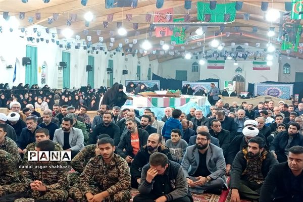 وداع با شهدای گمنام در شهرستان نور