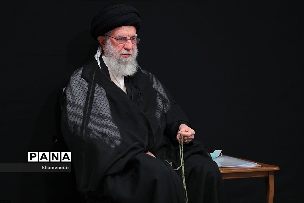 مراسم عزاداری حضرت فاطمه‌ زهرا (س) با حضور رهبر معظم انقلاب