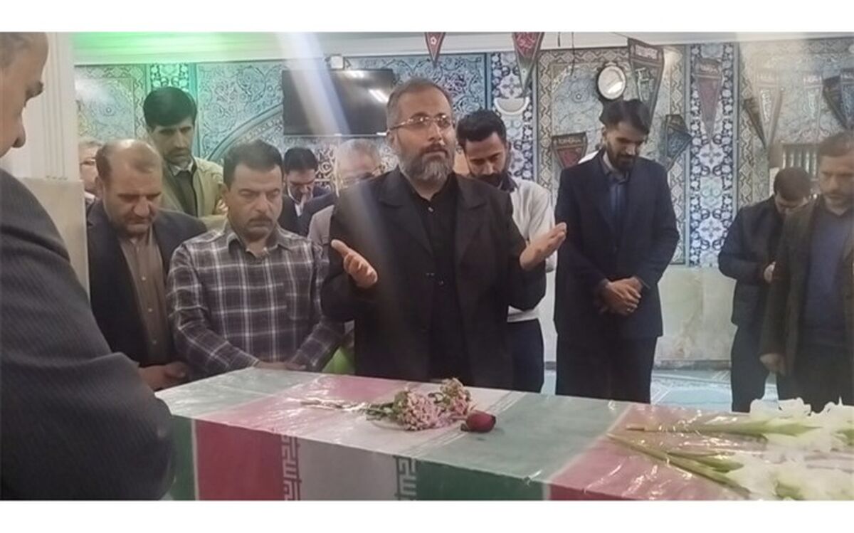آموزش و پرورش ناحیه ۳ میزبان شهید گمنام دفاع مقدس