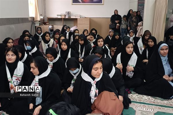 بدرقه دانش‌آموزان نیشابور برای سفر راهیان نور