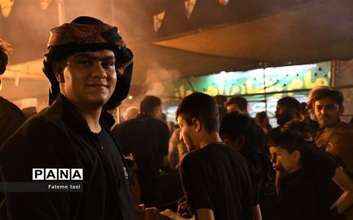 موکب دانش‌آموزی مدرسه شهید ممبینی در شادگان