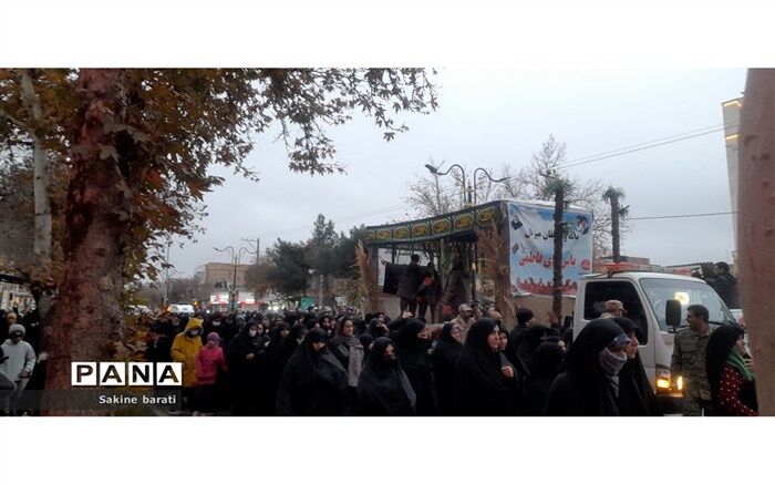 مراسم تشییع شهدای گمنام در مانه و سملقان/فیلم