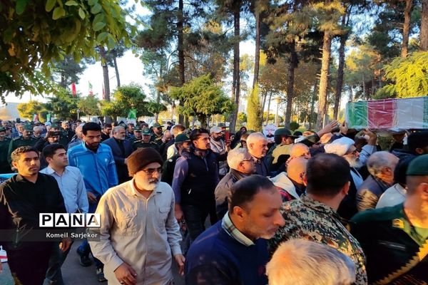 تشییع شهید‌ غلامعلی‌تولی در گنبدکاووس