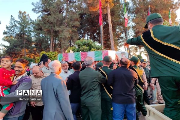 تشییع شهید‌ غلامعلی‌تولی در گنبدکاووس