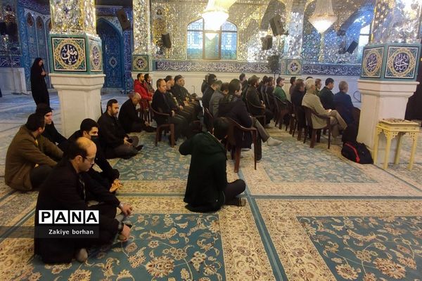 آیین اعزام کاروان فرهنگیان خراسان شمالی آقا به مناطق عملیاتی جنوب کشور