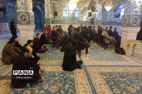 آیین اعزام کاروان فرهنگیان خراسان شمالی آقا به مناطق عملیاتی جنوب کشور