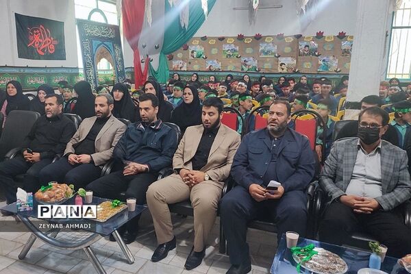 مراسم عزاداری شهادت حضرت زهرا(س) در دبستان میثاق یک باقرشهر